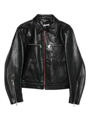 Dolce & Gabbana レザージャケット | ブラック | FARFETCH JP