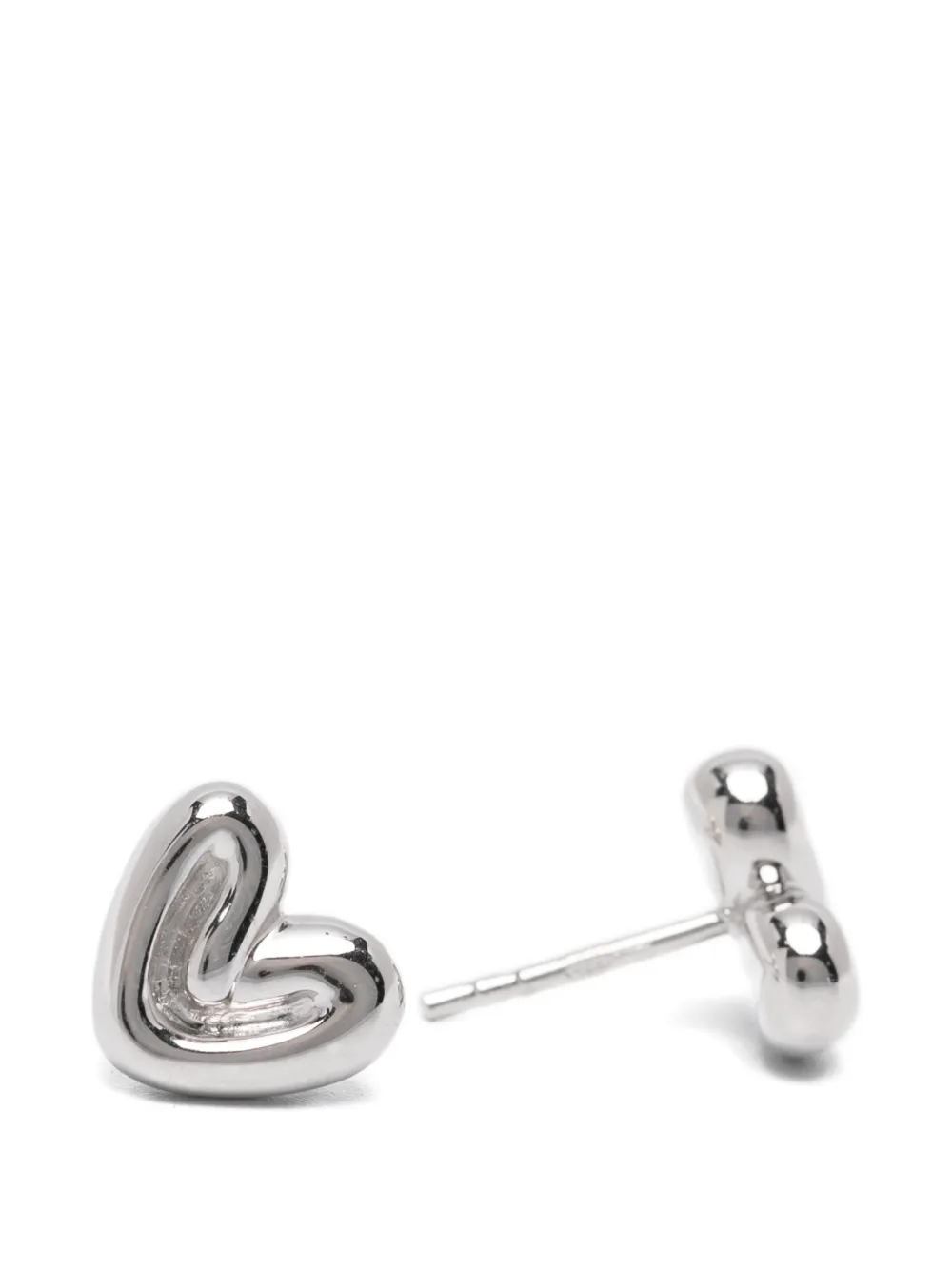 Puffy-Heart Studs Earrings