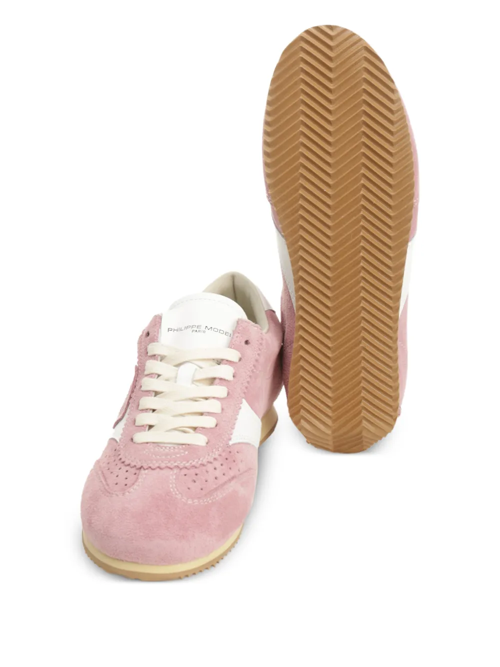 Philippe Model Paris Sneakers met geperforeerd vlak Roze
