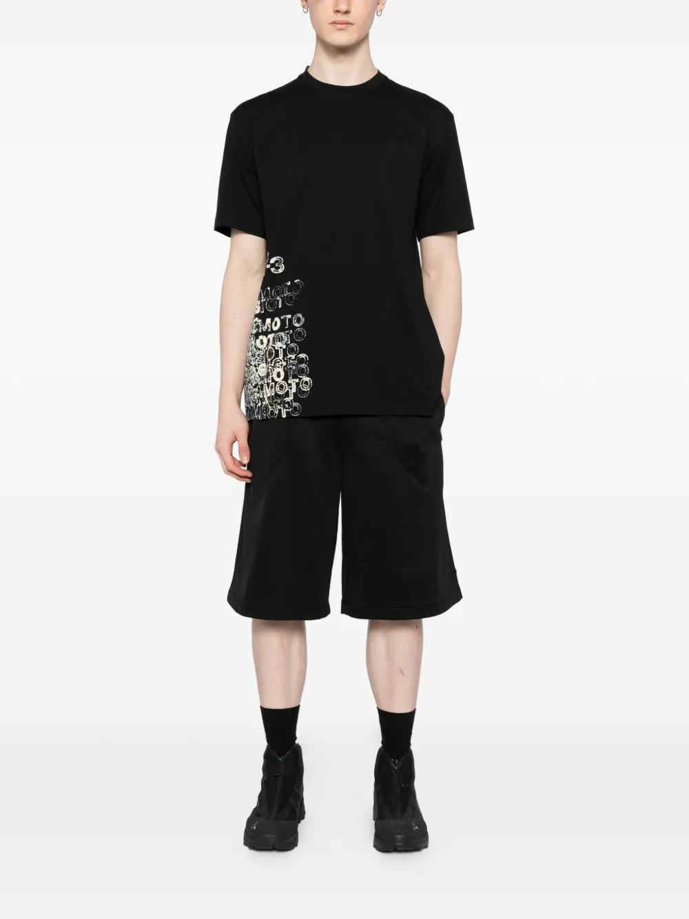 Y-3 GFX T-shirt - Zwart