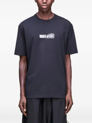 Balenciaga Offshore Cotton T-shirt | Black | FARFETCH