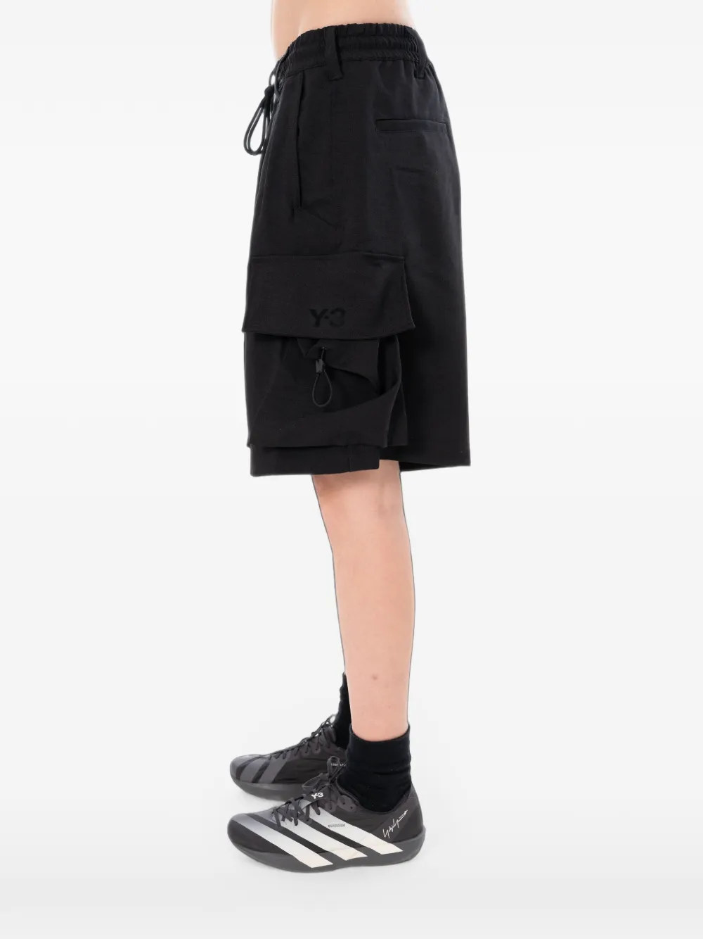 Y-3 Sport Uniform cargo shorts Zwart