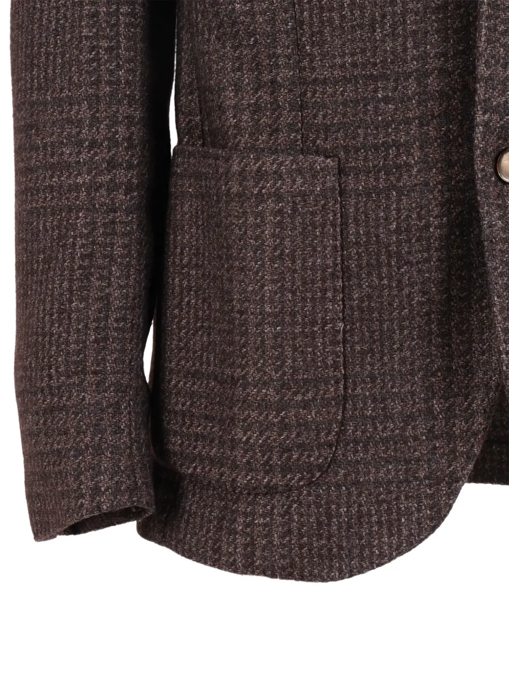  L.b.m. 1911 Checked Single-breasted Blazer - Brown 