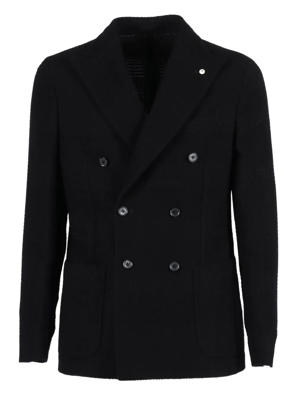 L.B.M. 1911 double-breasted blazer - Black