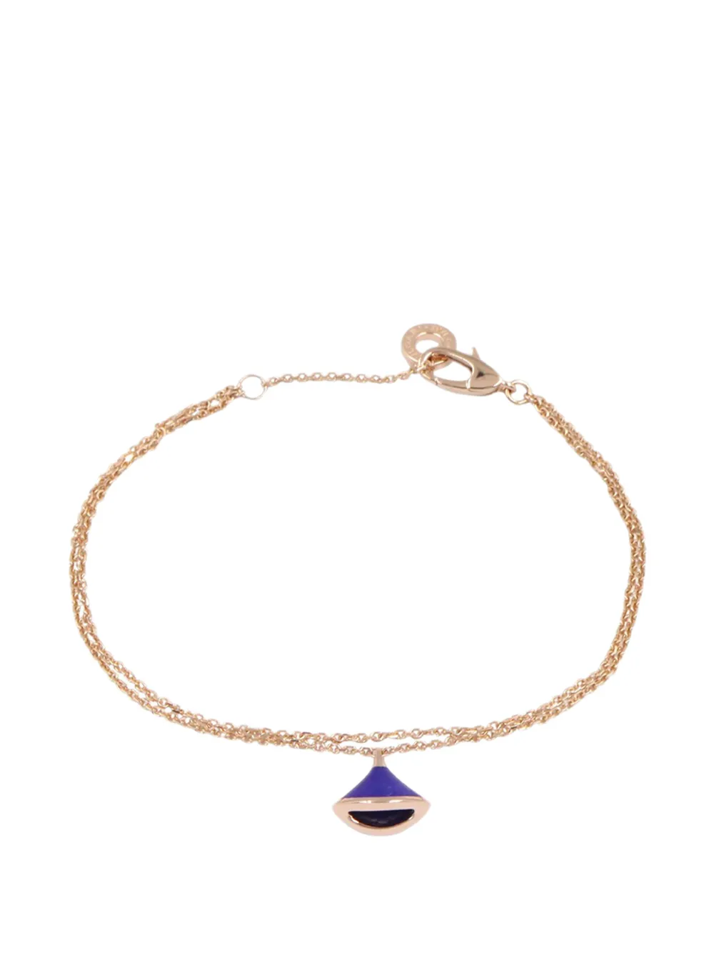 Bvlgari Pre-Owned 2015-2025 18K Rose Gold and Lapis Lazuli Divas' Dream bracelet - Rosa