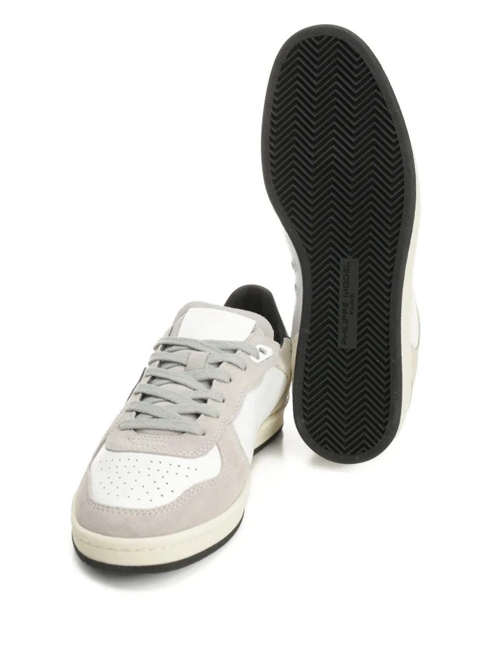 Philippe Model Paris Sneakers met geperforeerd vlak Wit