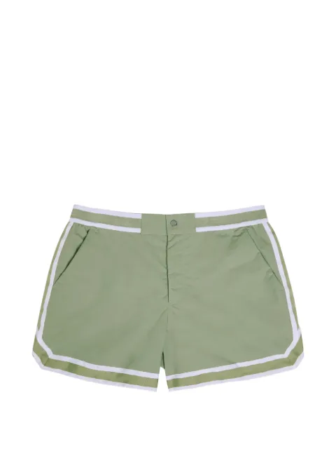 CHÉ Baller striped swim shorts