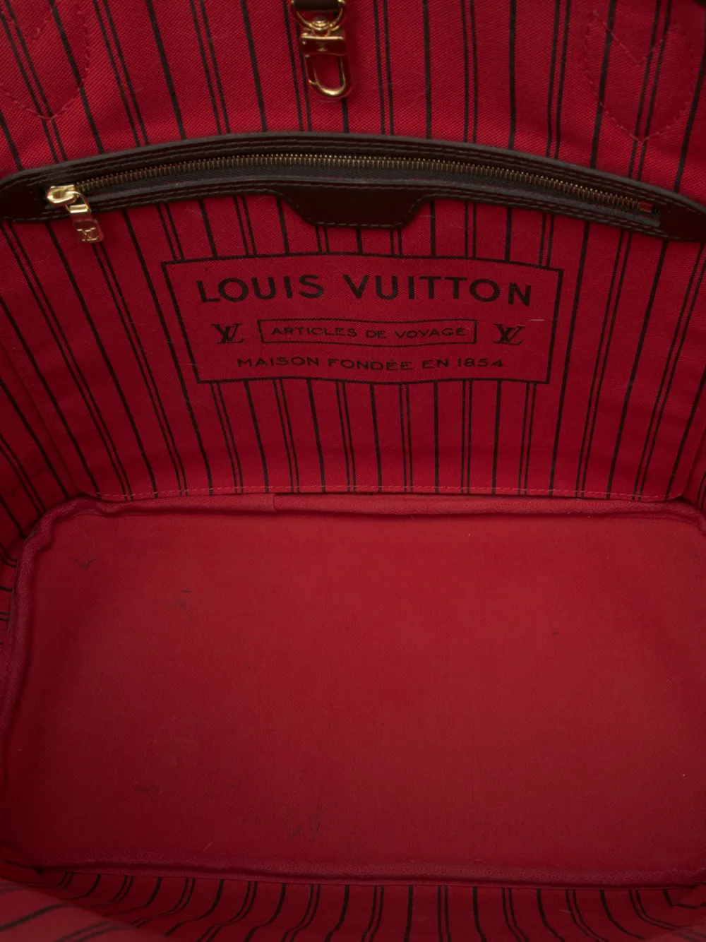 2015 Damier Ebene Neverfull Mm Tote Bag