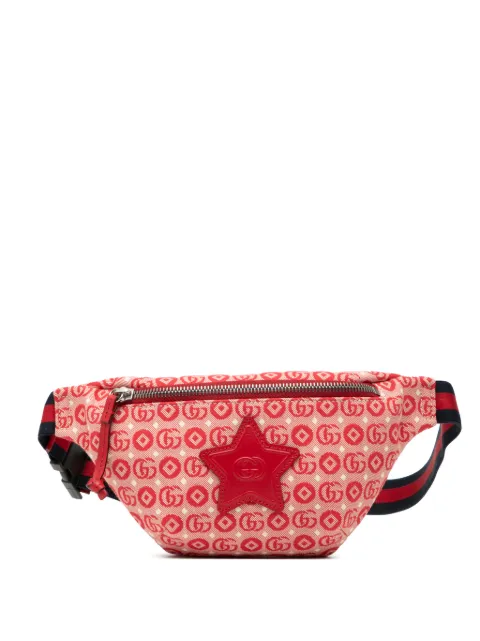 Gucci Pre-Owned 2016-2025 Kids GG Supreme Stars Web belt bag