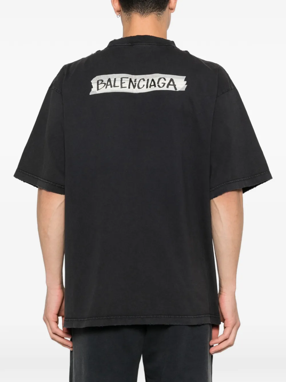 Balenciaga ロゴ Tシャツ | ブラック | FARFETCH JP
