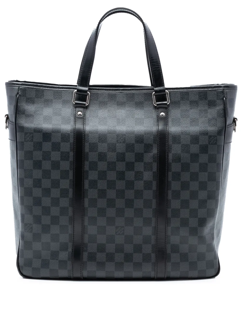 Louis Vuitton Pre-Owned 2010 Damier Graphite Tadao PM satchel | Black | Image 1