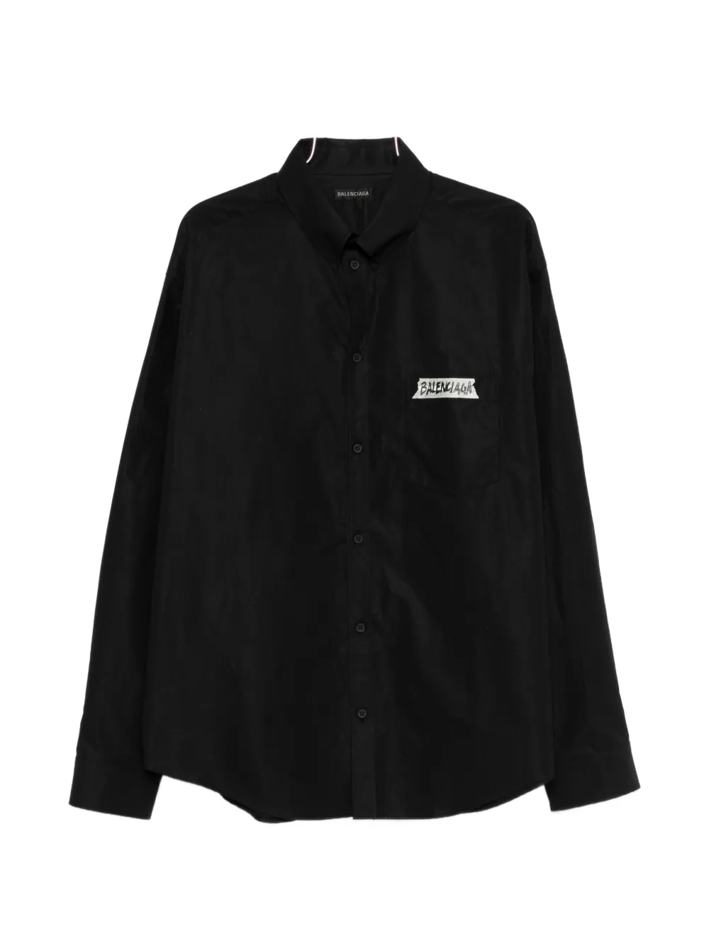 Balenciaga logo pocket shirt - Nero