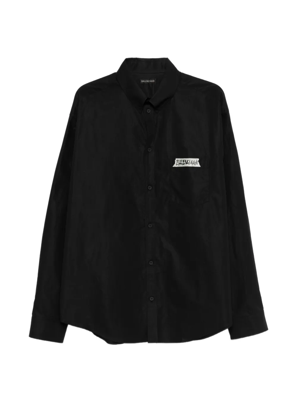 Balenciaga logo pocket shirt - Nero