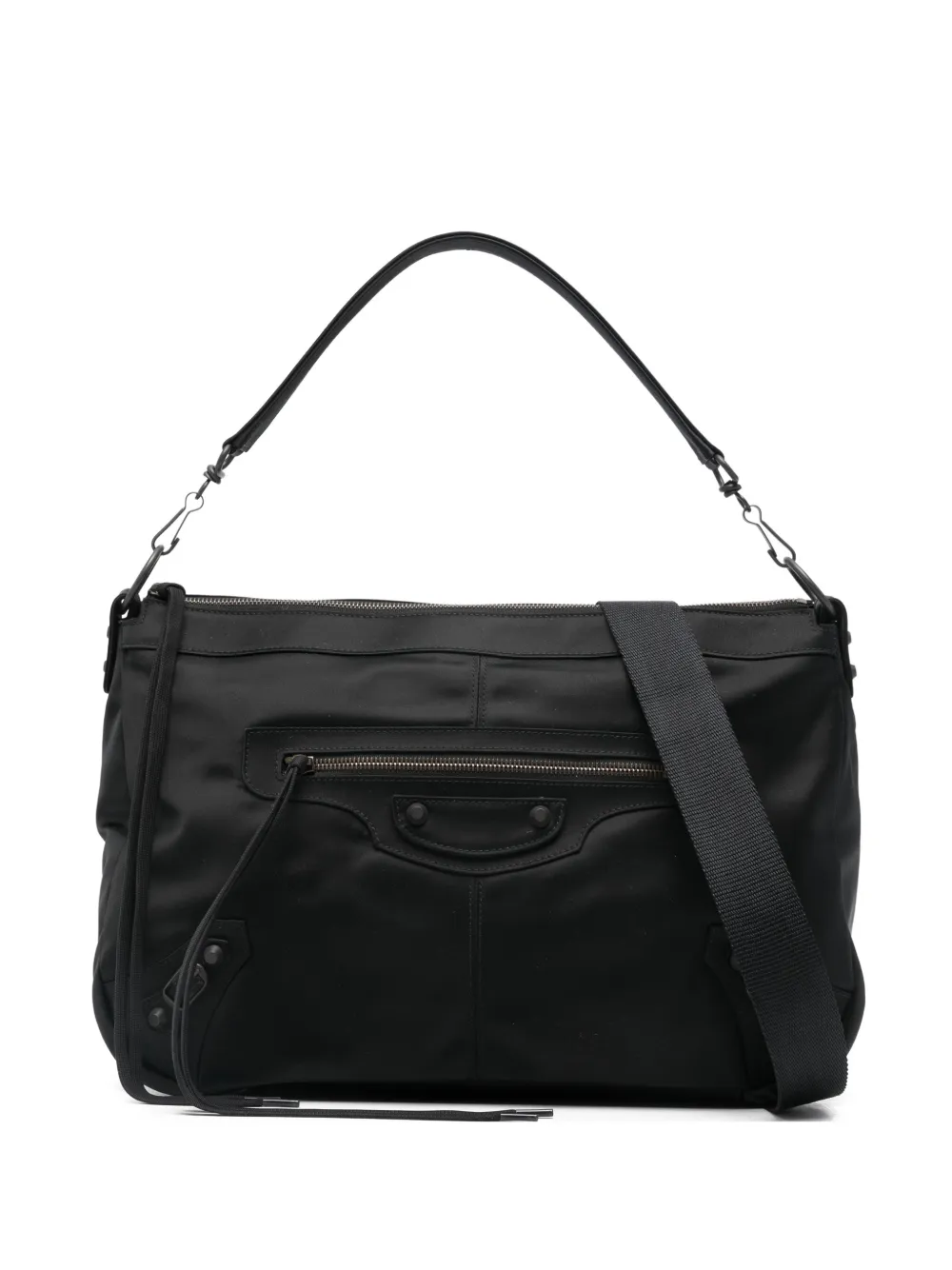 Balenciaga medium Le city Moto zip shoulder bag - Nero