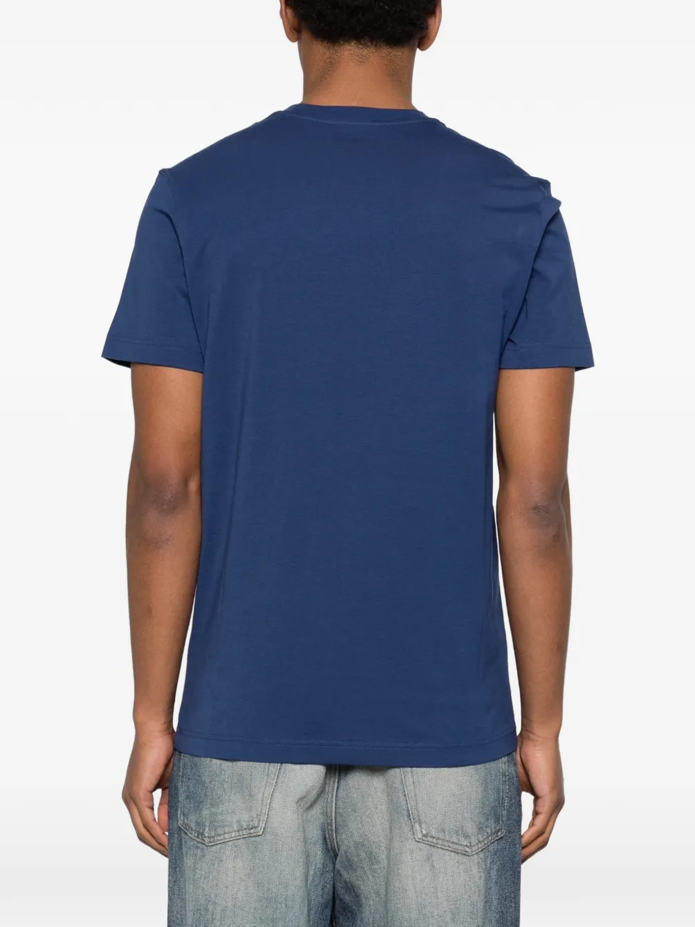 Moschino T-shirt met ronde hals Blauw