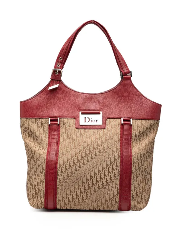 Dior Pre-owned 2005 Diorissimo Trotter Canvas Street Chic Tote Bag in Brown