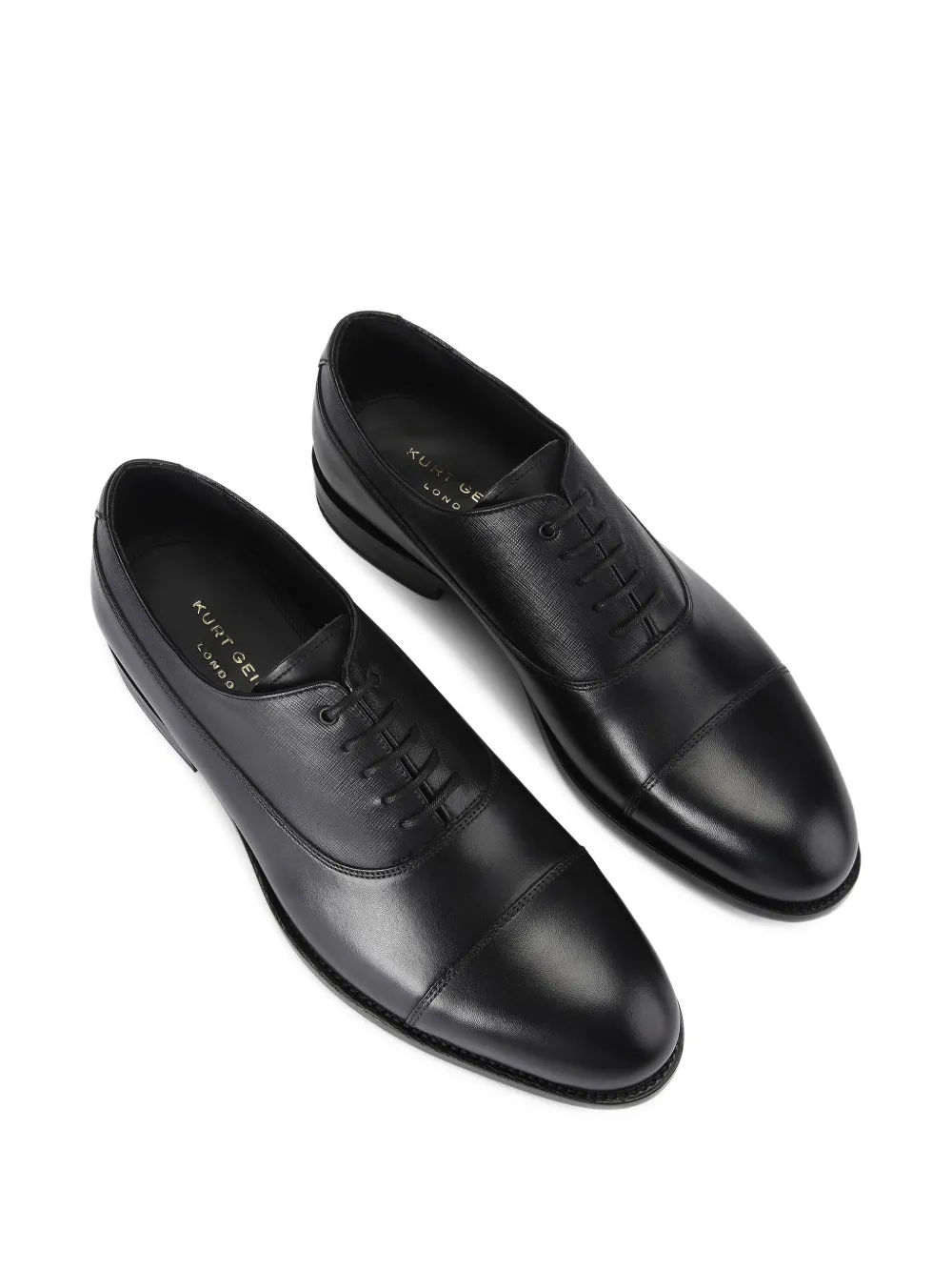 Kurt Geiger London Sloane leren Oxford schoenen Zwart