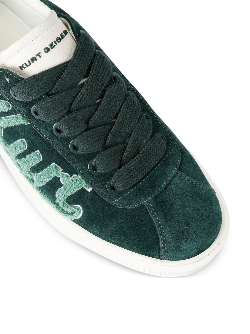 Kurt Geiger London Albion Retro sneakers met veters Groen