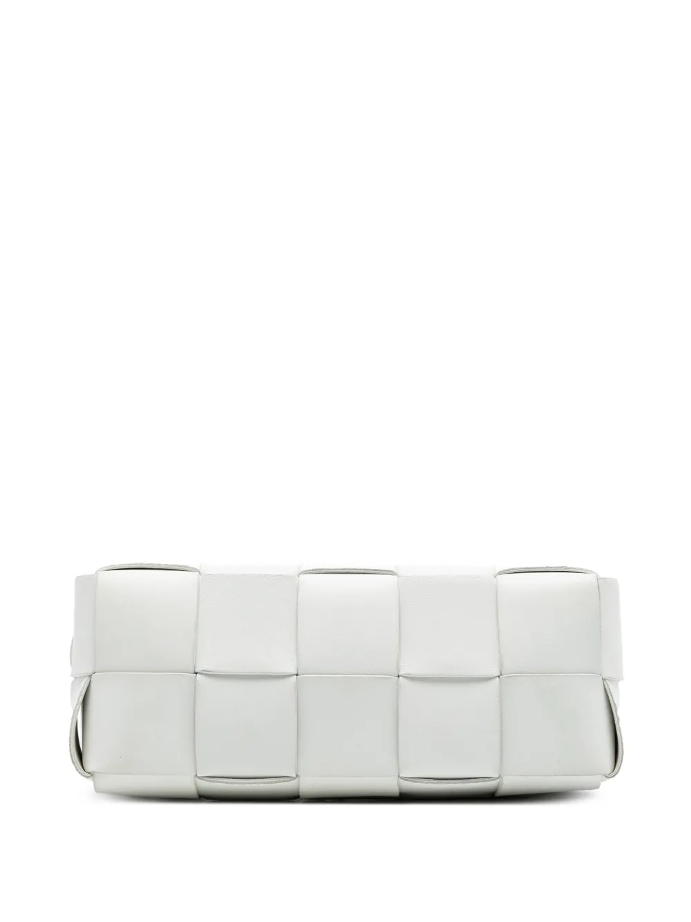 2012-2025 Small Lambskin Intrecciato Brick Cassette Shoulder Bag