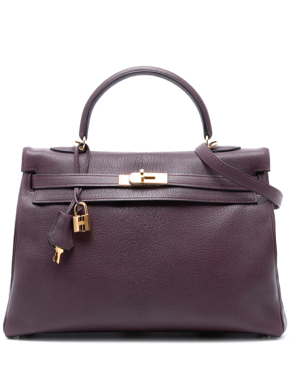 Hermès Pre-Owned 2009 Chevre Mysore Kelly II Retourne 35 satchel - Viola