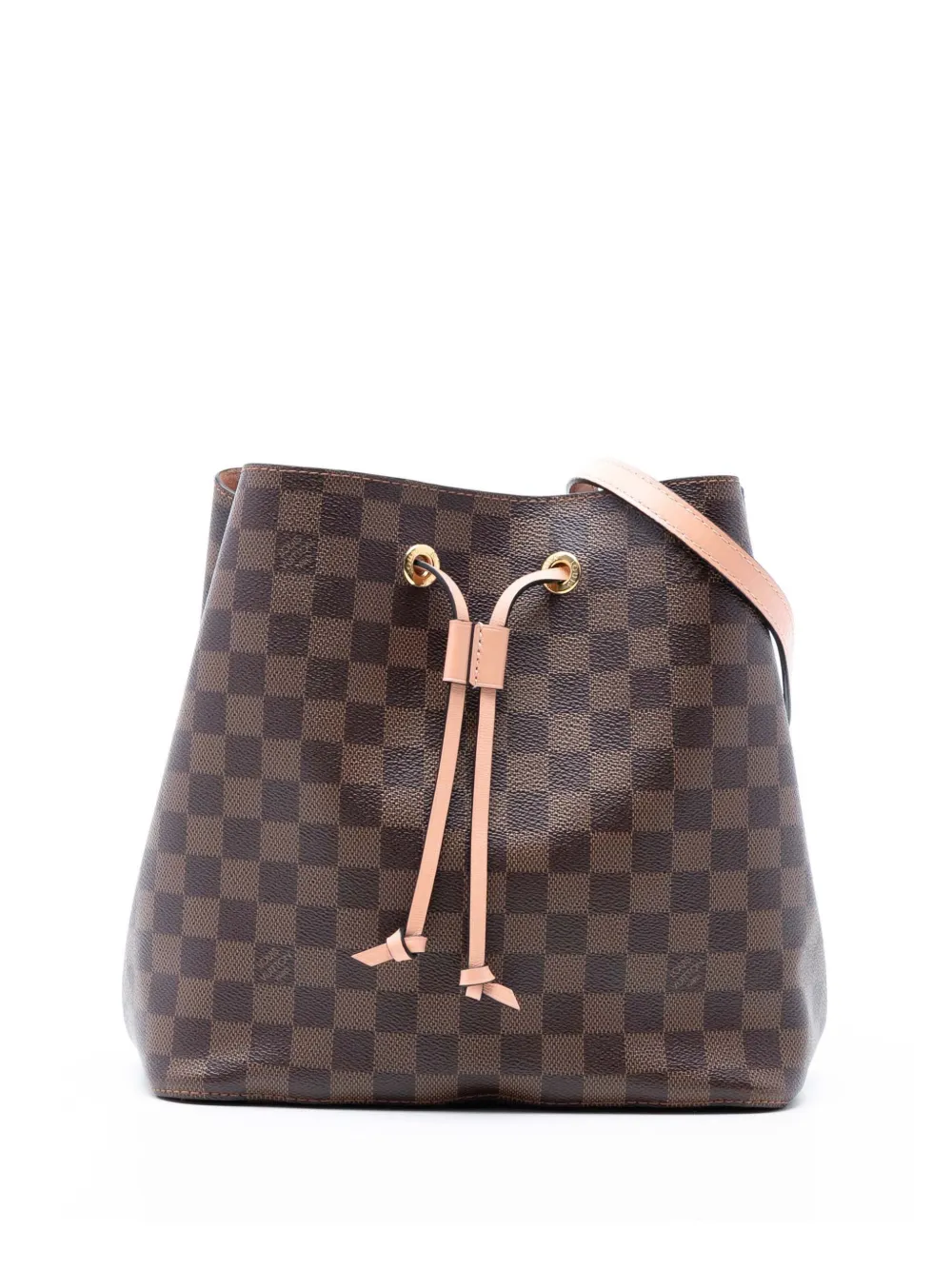 Louis Vuitton Pre-Owned 2019 Damier Ebene NeoNoe MM bucket bag - Marrone