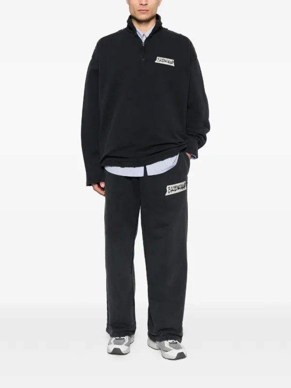 BALENCIAGA レザートラックパンツ トラックパンツ