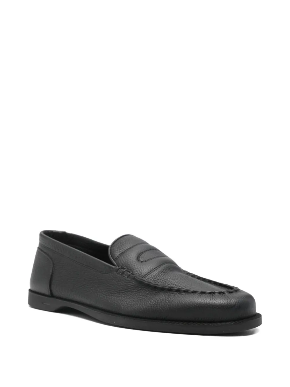 John Lobb Loafers met verhoogde zoom Zwart