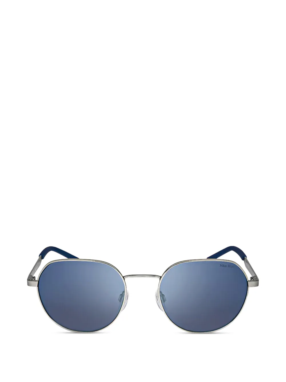 Nike Traveler Sonnenbrille mit rundem Gestell - Silber