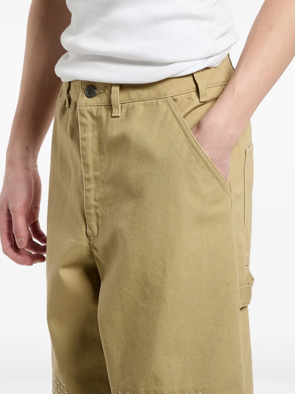 Nike Cargo broek met geborduurd vlak Beige