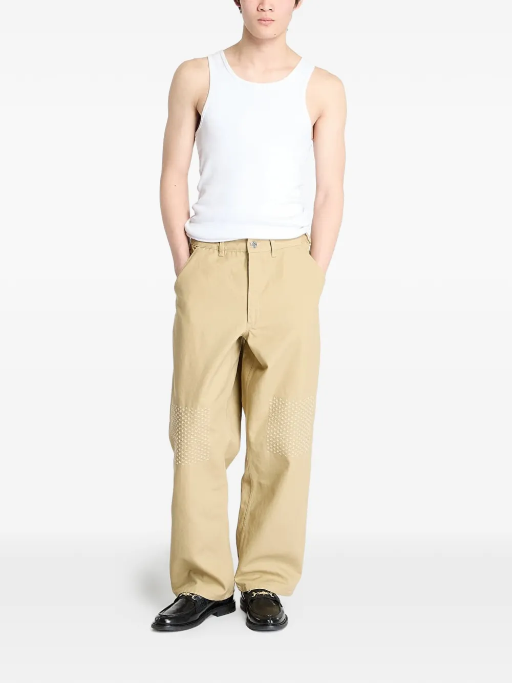 Nike Cargo broek met geborduurd vlak Beige