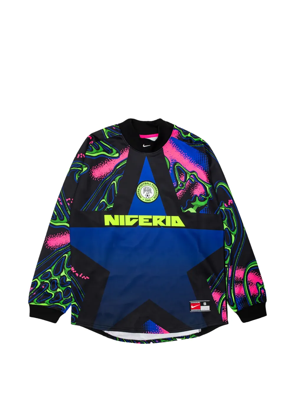 Nike T-shirt Nigeria Authentic Goalkeeper - Nero