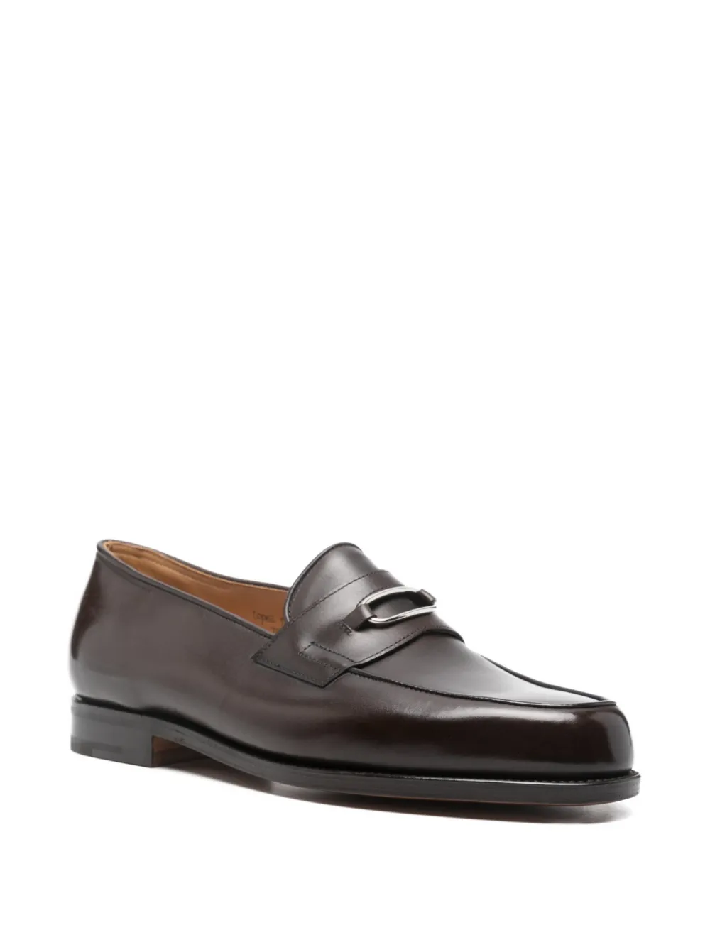 John Lobb leather loafers - Bruin