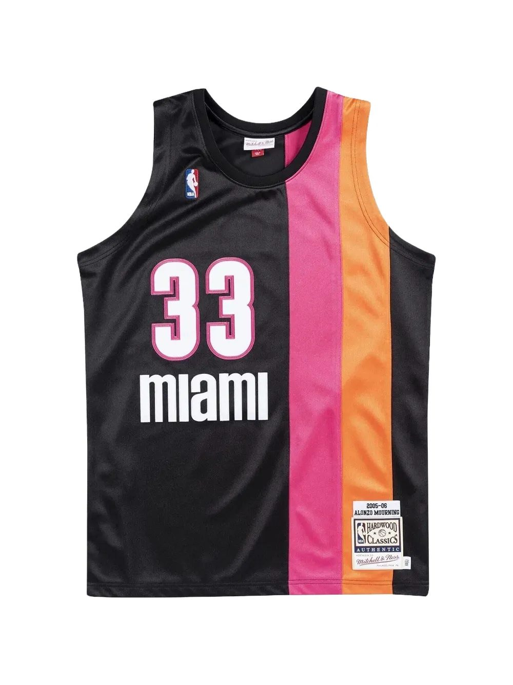 Mitchell & Ness Canotta NBA Alonzo Mourning "2005-06 Miami Heat Alternate" - Nero