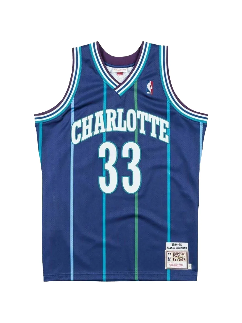 Mitchell & Ness NBA Alonzo Mourning Authentic Weste - Violett