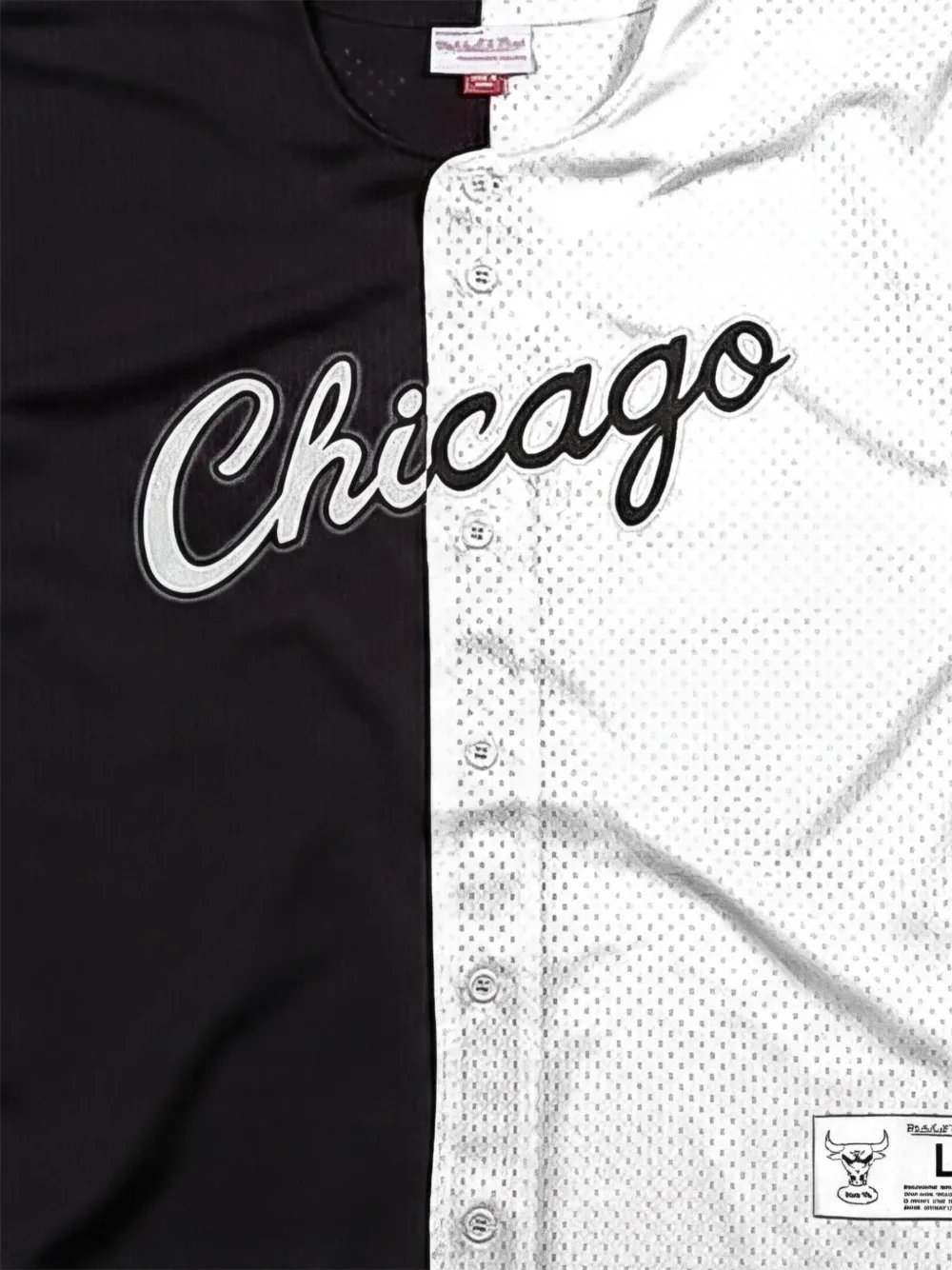 Mitchell & Ness NBA Split Color mesh overhemd Zwart