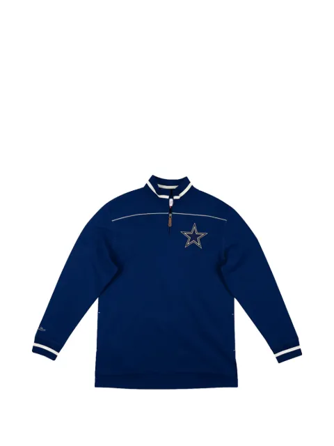 Mitchell & Ness NFL Dallas Cowboys sweatshirt med kvart lynlås