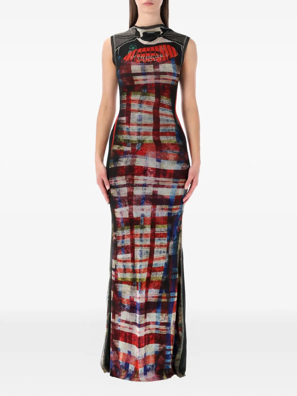 Ottolinger sleeveless maxi dress - Grigio