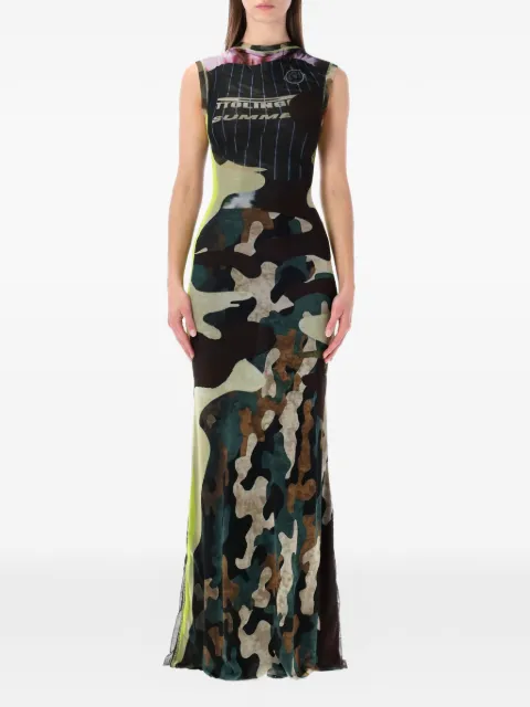 Ottolinger camouflage maxi dress