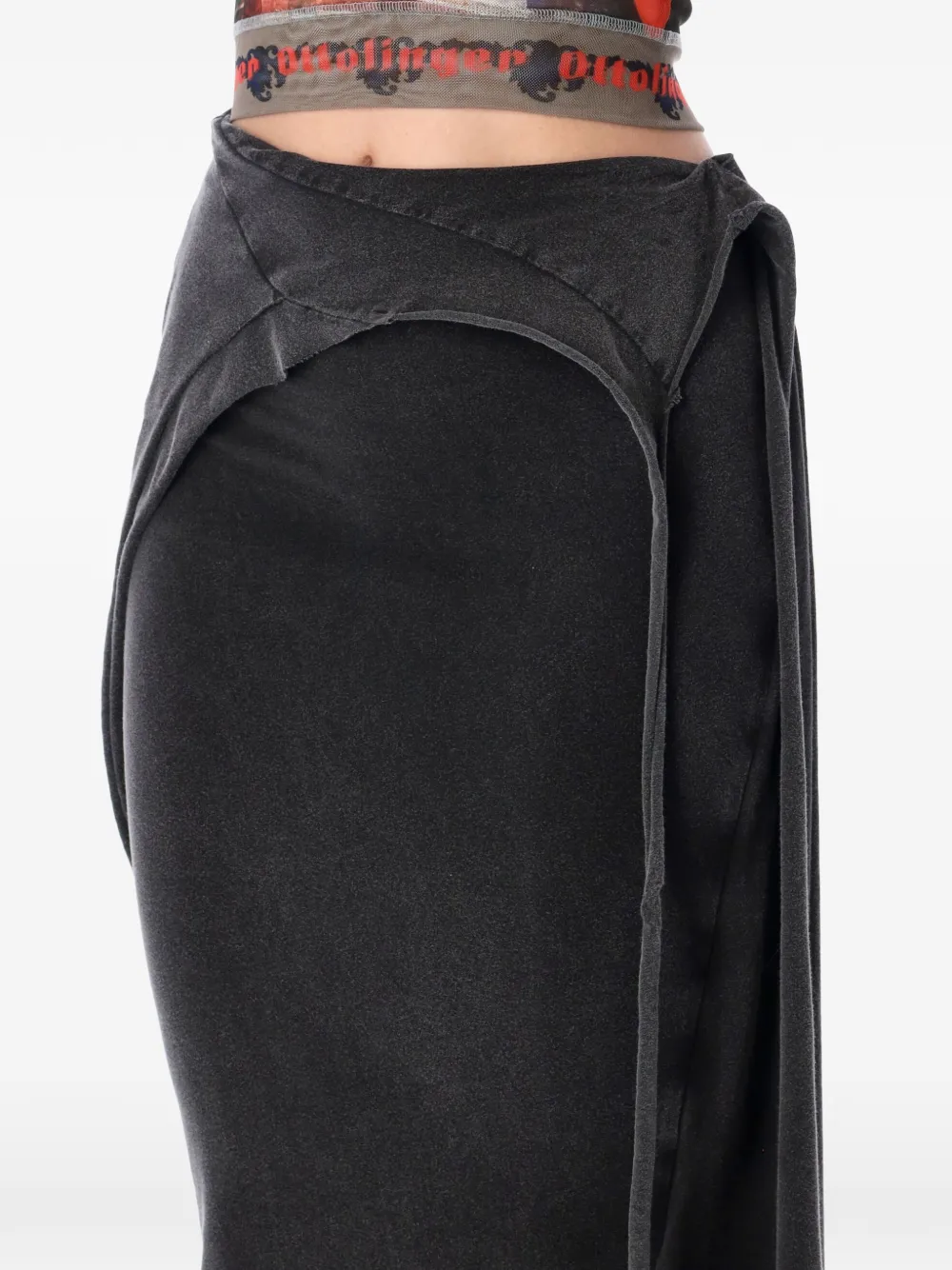  Ottolinger Slitted Maxi Skirt - Grey 