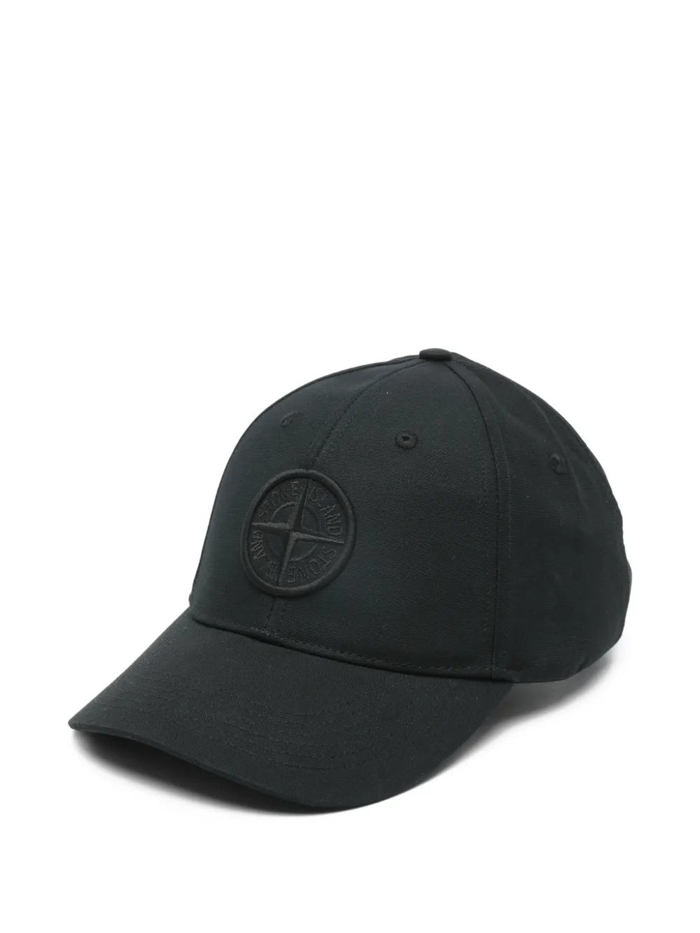 Stone Island logo-detail baseball cap - Nero