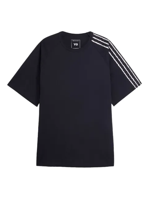 Y-3 raw-edge 3-stripes T-shirt
