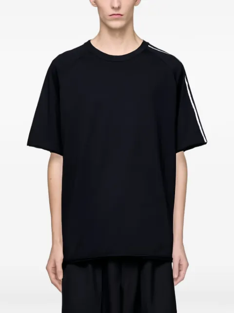 Y-3 raw-edge 3-stripes T-shirt