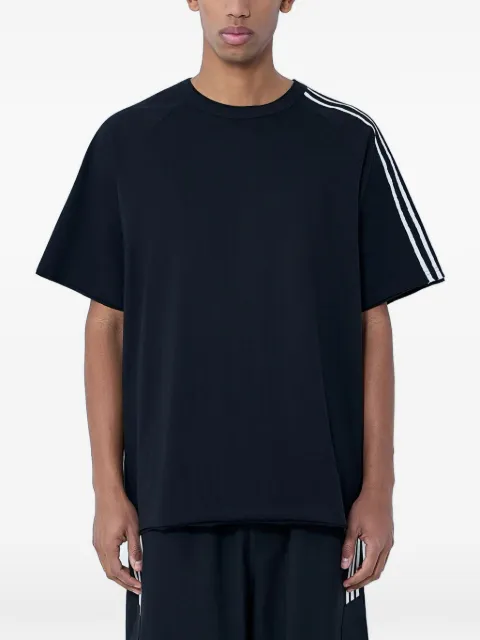 Y-3 raw edge 3-Stripes short sleeve T-shirt