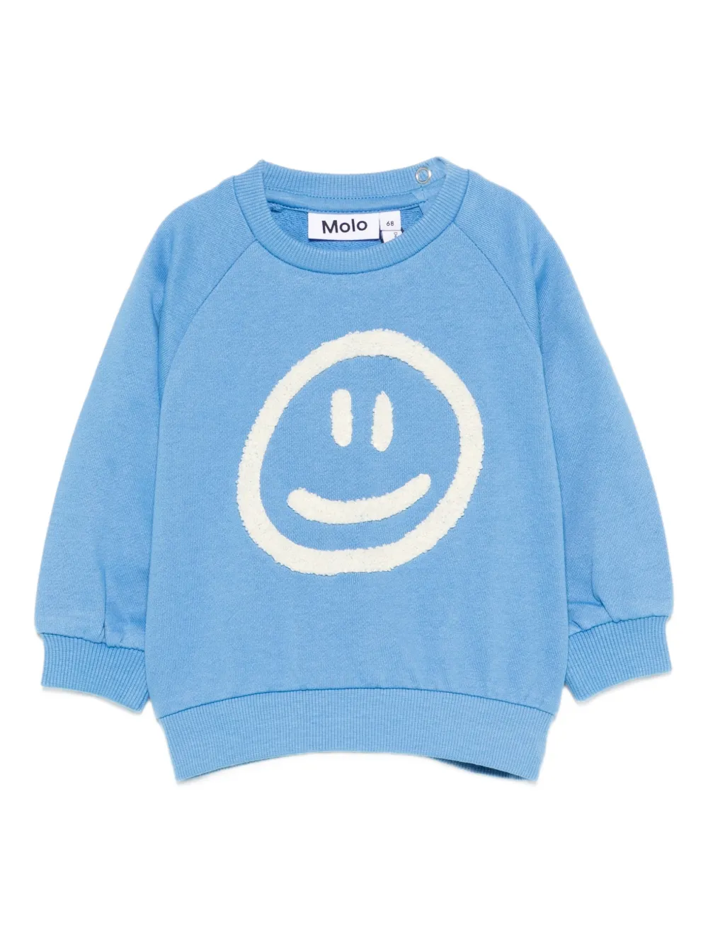 Molo smiley-embellishment sweatshirt - Blu