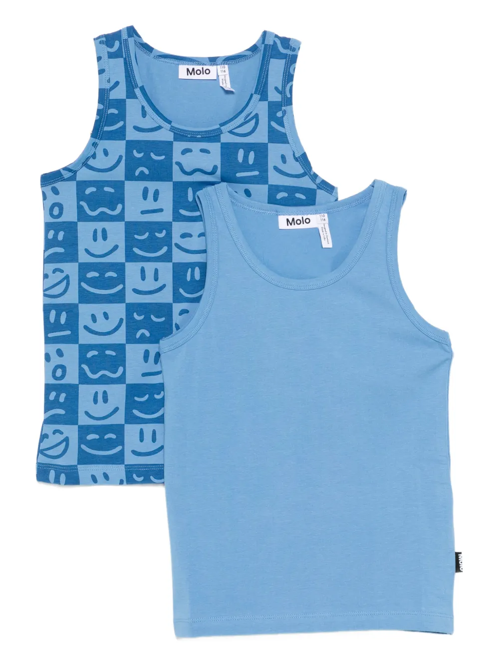 Molo Jayden print vest (set of two) - Blau