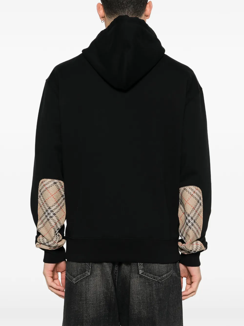 Burberry Hoodie met logo Zwart