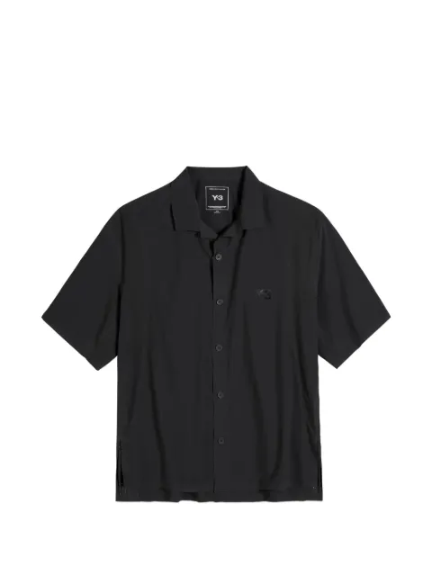 Y-3 perforated-detail short-sleeve shirt