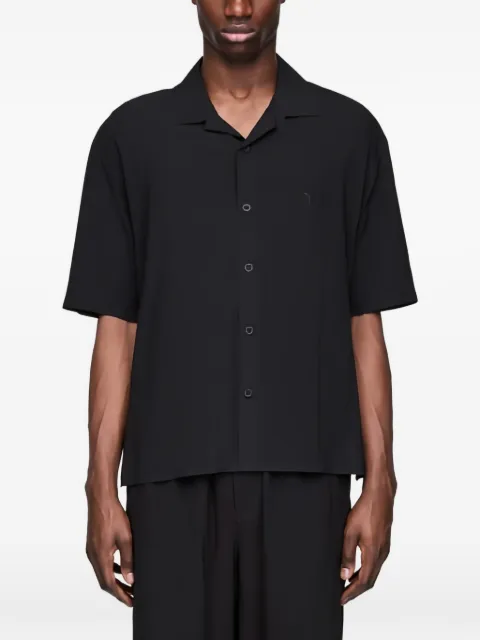 Y-3 perforated-detail short-sleeve shirt