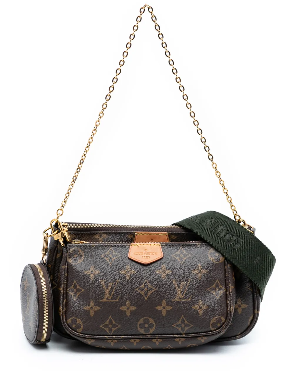 Louis Vuitton Pre-Owned 2021-2025 Monogram Multi Pochette Accessoires satchel - Marrone