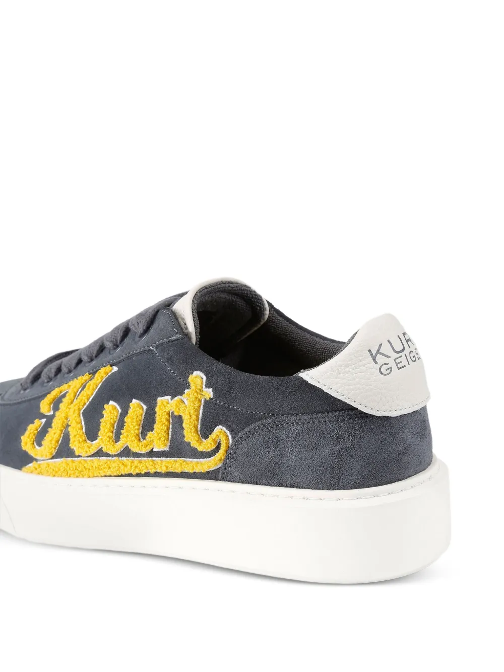 Kurt Geiger London Albion Retro geknoopte sneakers Grijs